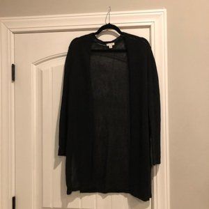 Black cardigan